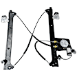 2-Piece Kit Rear, Driver Side Door Glass, Gray Tint Privacy, DD09735 YPNN, Includes (1) Door Glass and (1) Window Regulator