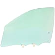 4-Piece Kit Front and Rear, Driver Side Door Glass, Green Tint, DD11059 GTYN, DD11061 GTYN, Includes (2) Door Glass and (2) Window Regulator