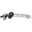 2007 Honda Civic - 2-Piece Kit Front, Passenger Side Door Glass Kit, 2-Door, Coupe, Replaces NAGS No. FD22688 GTYN, Includes (1) Door Glass and (1) Window Regulator