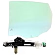 2-Piece Kit Rear, Driver Side Door Glass, Green Tint, DD09525 GTNN, Includes (1) Door Glass and (1) Window Regulator