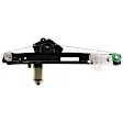 2-Piece Kit Rear, Driver Side Door Glass, Green Tint, DD09525 GTNN, Includes (1) Door Glass and (1) Window Regulator