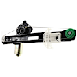 2-Piece Kit Rear, Driver Side Door Glass, Green Tint, DD09525 GTNN, Includes (1) Door Glass and (1) Window Regulator