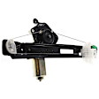 2-Piece Kit Rear, Driver Side Door Glass, Green Tint, DD09525 GTNN, Includes (1) Door Glass and (1) Window Regulator