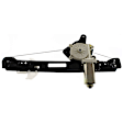 2-Piece Kit Rear, Driver Side Door Glass, Green Tint, DD09525 GTNN, Includes (1) Door Glass and (1) Window Regulator