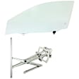 2-Piece Kit Front, Driver Side Door Glass, No Tint, FD23692 GTYN, Includes (1) Door Glass and (1) Window Regulator