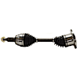 4-Piece Kit Front, Driver and Passenger Side Axle Assembly, New, AWD/4WD, Includes (2) Axle Assembly and (2) Wheel Hub