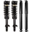4-Piece Kit Front and Rear, Driver and Passenger Side Shock and Fully Loaded Strut