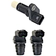 3-Piece Kit Crankshaft Position Sensor, Includes (2) Camshaft Position Sensor and (1) Crankshaft Position Sensor