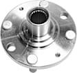 2-Wheel Set Front Wheel Hub, 4 Lugs, Without Bearing, Includes (2) Wheel Bearing and (2) Wheel Hub