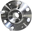 2-Wheel Set Front Wheel Hub, 4 Lugs, Without Bearing, Includes (2) Wheel Bearing and (2) Wheel Hub