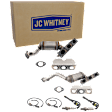 6-Piece Kit Front and Rear Catalytic Converter, Federal EPA Standard, 46-State Legal (Cannot ship to CA, CO, NY or ME), Direct JC Whitney Series, Includes (2) Catalytic Converter and (4) Oxygen Sensor