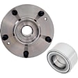 2-Piece Kit Front, Driver or Passenger Side Wheel Hub, 5 Lugs, With Bearing, Includes (1) Wheel Bearing and (1) Wheel Hub