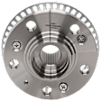 2-Piece Kit Front, Driver or Passenger Side Wheel Hub, 5 Lugs, Without Bearing, Includes (1) Wheel Bearing and (1) Wheel Hub