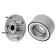 2-Piece Kit Front, Driver or Passenger Side Wheel Hub, 4 Lugs, Without Bearing, FWD Includes (1) Wheel Bearing and (1) Wheel Hub