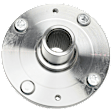 2-Piece Kit Front, Driver or Passenger Side Wheel Hub, 4 Lugs, Without Bearing, FWD Includes (1) Wheel Bearing and (1) Wheel Hub