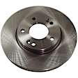 KIT-TRW101221-1730 Front Brake Disc and Pad Kit, Plain Surface, 5 Lugs, Cast Iron Disc, Ceramic Pad, Premium Friction Series