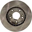 KIT-TRW101221-1730 Front Brake Disc and Pad Kit, Plain Surface, 5 Lugs, Cast Iron Disc, Ceramic Pad, Premium Friction Series