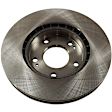 KIT-TRW101221-1730 Front Brake Disc and Pad Kit, Plain Surface, 5 Lugs, Cast Iron Disc, Ceramic Pad, Premium Friction Series