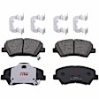 KIT-TRW101221-1730 Front Brake Disc and Pad Kit, Plain Surface, 5 Lugs, Cast Iron Disc, Ceramic Pad, Premium Friction Series