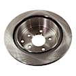 KIT-TRW101221-1975 2-Wheel Set Rear Brake Disc and Pad Kit, Plain Surface 5 Lugs 308 mm Ceramic Premium Friction Series, Includes (1) Brake Pad Set and (2) Brake Disc