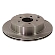 KIT-TRW101221-2041 2-Wheel Set Rear Brake Disc and Pad Kit, Plain Surface 5 Lugs 308 mm Ceramic Premium Friction Series, Includes (1) Brake Pad Set and (2) Brake Disc