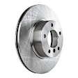 KIT-TRW101221-204 Front Brake Disc and Pad Kit, Plain Surface, 5 Lugs, Cast Iron Disc, Semi-Metallic Pad, Premium Friction Series