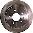 2009 Nissan Altima - 2-Wheel Set Rear Brake Disc and Pad Kit, Plain Surface, 5 Lugs, 291.59 mm, Ceramic, 3.5L 6Cyl, Premium Friction Series Includes (2) Brake Disc and (1) Brake Pad Set