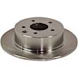 2009 Nissan Altima - 2-Wheel Set Rear Brake Disc and Pad Kit, Plain Surface, 5 Lugs, 291.59 mm, Ceramic, 3.5L 6Cyl, Premium Friction Series Includes (2) Brake Disc and (1) Brake Pad Set