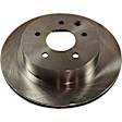 2012 Nissan Rogue - 2-Wheel Set Rear Brake Disc and Pad Kit, Natural Finish, Plain Surface, 5 Lugs, 291.85 mm, Ceramic, 2.5L 4Cyl, Includes (1) Brake Pad Set and (2) Brake Disc
