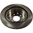 2012 Nissan Rogue - 2-Wheel Set Rear Brake Disc and Pad Kit, Natural Finish, Plain Surface, 5 Lugs, 291.85 mm, Ceramic, 2.5L 4Cyl, Includes (1) Brake Pad Set and (2) Brake Disc