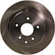 2012 Nissan Rogue - 2-Wheel Set Rear Brake Disc and Pad Kit, Natural Finish, Plain Surface, 5 Lugs, 291.85 mm, Ceramic, 2.5L 4Cyl, Includes (1) Brake Pad Set and (2) Brake Disc
