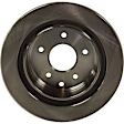 2012 Nissan Rogue - 2-Wheel Set Rear Brake Disc and Pad Kit, Natural Finish, Plain Surface, 5 Lugs, 291.85 mm, Ceramic, 2.5L 4Cyl, Includes (1) Brake Pad Set and (2) Brake Disc