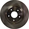KIT-TRW101221-3184 2-Wheel Set Front Brake Disc and Pad Kit, Plain Surface 5 Lugs 295.91 mm Ceramic Premium Friction Series, Includes (2) Brake Disc and (1) Brake Pad Set