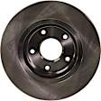 KIT-TRW101221-3184 2-Wheel Set Front Brake Disc and Pad Kit, Plain Surface 5 Lugs 295.91 mm Ceramic Premium Friction Series, Includes (2) Brake Disc and (1) Brake Pad Set