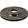 KIT-TRW101221-3184 2-Wheel Set Front Brake Disc and Pad Kit, Plain Surface 5 Lugs 295.91 mm Ceramic Premium Friction Series, Includes (2) Brake Disc and (1) Brake Pad Set