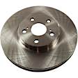 KIT-TRW101221-3300 2-Wheel Set Front Brake Disc and Pad Kit, Plain Surface 5 Lugs 275.08 mm Ceramic Premium Friction Series, Includes (2) Brake Disc and (1) Brake Pad Set