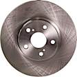 KIT-TRW101221-3300 2-Wheel Set Front Brake Disc and Pad Kit, Plain Surface 5 Lugs 275.08 mm Ceramic Premium Friction Series, Includes (2) Brake Disc and (1) Brake Pad Set
