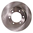 KIT-TRW101221-3705 2-Wheel Set Front Brake Disc and Pad Kit, Plain Surface 6 Lugs 318.77 mm Ceramic Premium Friction Series, Includes (1) Brake Pad Set and (2) Brake Disc