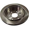 KIT-TRW101221-385 2-Wheel Set Rear Brake Disc and Pad Kit, Plain Surface 6 Lugs 330.96 mm Semi-metallic Premium Friction Series, Includes (1) Brake Pad Set and (2) Brake Disc