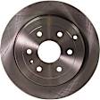 KIT-TRW101221-385 2-Wheel Set Rear Brake Disc and Pad Kit, Plain Surface 6 Lugs 330.96 mm Semi-metallic Premium Friction Series, Includes (1) Brake Pad Set and (2) Brake Disc