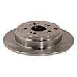 2015 Honda Odyssey - 2-Wheel Set Rear Brake Disc and Pad Kit, Plain Surface, 5 Lugs, 334.01 mm, Ceramic, 3.5L 6Cyl, Premium Friction Series Includes (2) Brake Disc and (1) Brake Pad Set