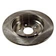 2015 Honda Odyssey - 2-Wheel Set Rear Brake Disc and Pad Kit, Plain Surface, 5 Lugs, 334.01 mm, Ceramic, 3.5L 6Cyl, Premium Friction Series Includes (2) Brake Disc and (1) Brake Pad Set