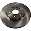 2012 GMC Terrain - 2-Wheel Set Front Brake Disc and Pad Kit, Plain Surface, 5 Lugs, 321.06 mm, Ceramic, 321mm Front Disc, 2.4L 4Cyl, Includes (1) Brake Pad Set and (2) Brake Disc