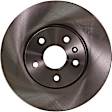 2012 GMC Terrain - 2-Wheel Set Front Brake Disc and Pad Kit, Plain Surface, 5 Lugs, 321.06 mm, Ceramic, 321mm Front Disc, 2.4L 4Cyl, Includes (1) Brake Pad Set and (2) Brake Disc
