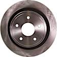 KIT-TRW101221-843 Rear Brake Disc and Pad Kit Plain Surface, 5 Lugs, Cast Iron Disc, Semi-Metallic Pad, Premium Friction Series
