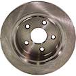KIT-TRW101221-843 Rear Brake Disc and Pad Kit Plain Surface, 5 Lugs, Cast Iron Disc, Semi-Metallic Pad, Premium Friction Series