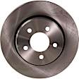 2008 Jeep Liberty - 2-Wheel Set Front Brake Disc and Pad Kit, Natural Finish, Plain Surface, 5 Lugs, 302.01 mm, Semi-metallic, 3.7L 6Cyl, Includes (1) Brake Pad Set and (2) Brake Disc