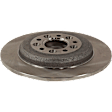 2012 Ford Explorer - 4-Wheel Set Front and Rear Brake Disc and Pad Kit, Plain Surface, 5 Lugs - Front; 5 Lugs - Rear, Front-325.12 mm/Rear-329.95 mm, Ceramic, 3.5L 6Cyl, Premium Friction Series Includes (4) Disc and (2) Pad Set