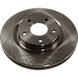 2009 Nissan Altima - 4-Wheel Set Front and Rear Brake Disc and Pad Kit, Plain Surface, 5 Lugs - Front; 5 Lugs - Rear, Front-295.91 mm/Rear-291.59 mm, Ceramic, 2.5L 4Cyl, Premium Friction Series Includes (4) Disc and (2) Pad Set