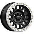 KM23478580700 Aluminum Satin Black Wheel, 17 in. X 8.5 in., 8 x 6.5 in. Bolt Pattern